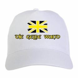 Cappellino ricamato Dortmund Germania Die Gelbe Vand Muro giallo bandiera grunge 5 pannelli baseball