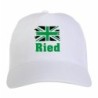 Cappellino ricamato tifosi Ried Austria bandiera neroverde grunge 5 pannelli baseball sportivo ultras