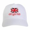 Cappellino stampato tifosi Atlanta USA bandiera rossonera grunge 5 pannelli baseball sportivo ultras