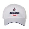 Cappellino ricamato Arlington Texas stella USA America 5 pannelli baseball sportivo ultras