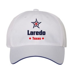 Cappellino ricamato Laredo Texas stella USA America, regolazione velcro