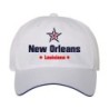 Cappellino ricamato New Orleans Louisiana stella USA America50