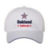 Cappellino ricamato Oakland California stella USA America44