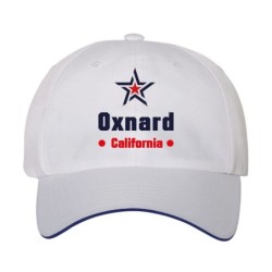 Cappellino ricamato Oxnard California stella USA America90