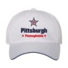 Cappellino ricamato Pittsburgh Pennsylvania stella USA America56