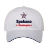 Cappellino ricamato Spokane Washington stella USA America 87 - Chiusura velcro regolabile