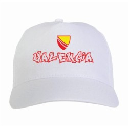 Cappellino scudetto Valencia giallorossi Spagna scritta tifosi calcio ultras