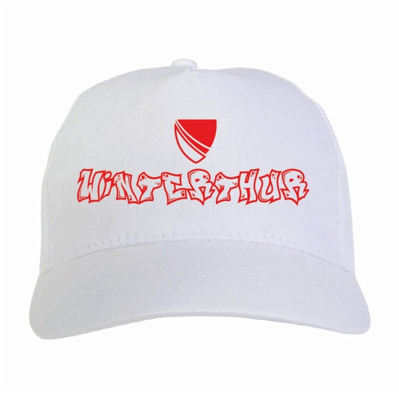 Cappellino scudetto Winterthur Svizzera scritta tifosi calcio ultras