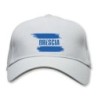 Cappellino bianco Brescia con bandiera - regolazione velcro - sportivo ultras - tifosi