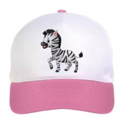 Cappellino bimba zebra...