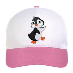 Cappellino bimba pinguino...