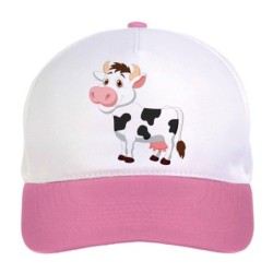 Cappellino bimba mucca con...