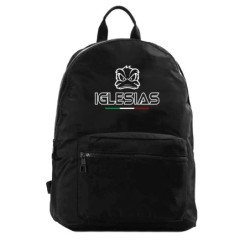 Zaino ultras con stampa IGLESIAS con tasche e paperotto cod.43 tifosi calcio adulto bambino in nylon