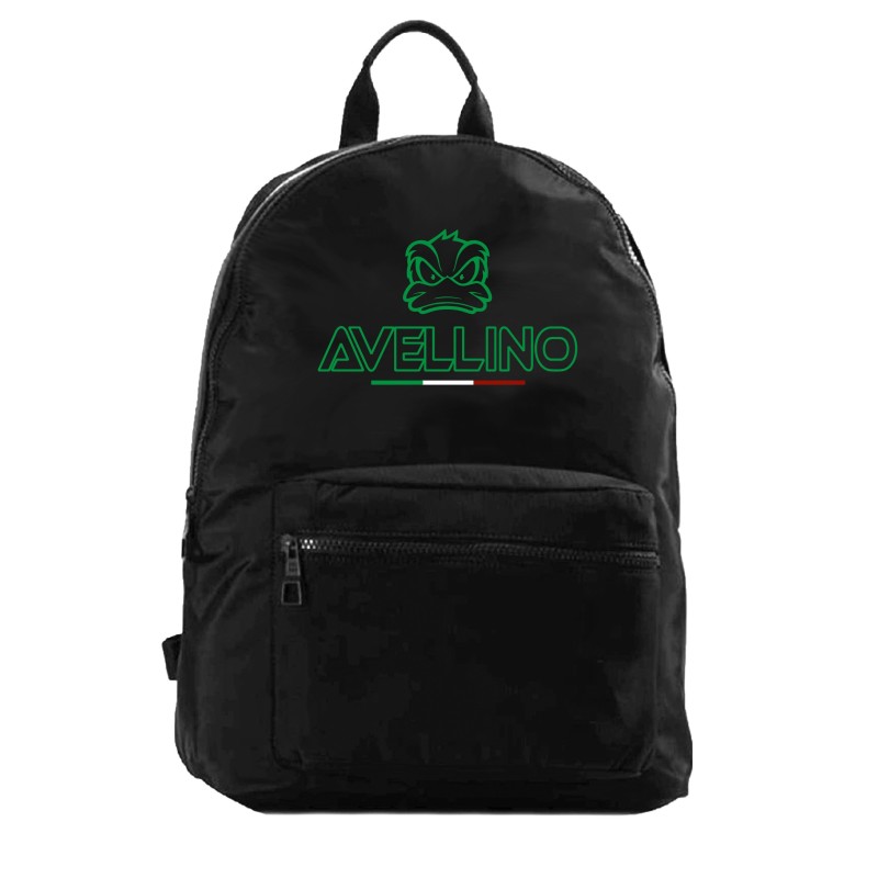 Zaino ultras con stampa AVELLINO con tasche e paperotto cod.9 tifosi calcio adulto bambino in nylon