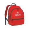 Zaino ultras colore rosso Santa Fe - tasche cerniere e spalline