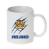 Coppia di 2 tazze tigre Milano nerazzurra 230 ml per lavastoviglie