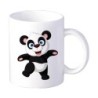 Coppia tazze bambino panda che balla animali cartoon da 230 ml n. 118 per lavastoviglie