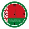 Orologio da parete Bielorussia con bandiera diametro di 28 cm