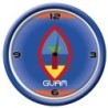 Orologio Guam da parete con bandiera diametro di 28 cm