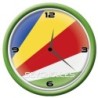 Orologio Seychelles da parete con bandiera diametro di 28 cm