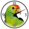 Orologio da parete faccia pappagallo colorato animali cani gatti uccelli cavalli diametro 28 n.175