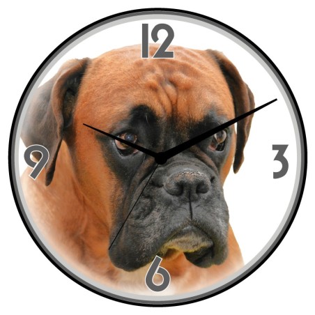 Orologio da parete cane faccia triste animali cani gatti uccelli cavalli diametro 28 n.197