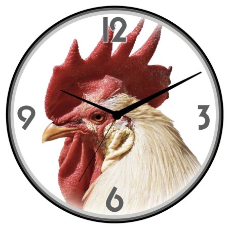 Orologio da parete faccia gallo animali cani gatti uccelli cavalli diametro 28 n.215