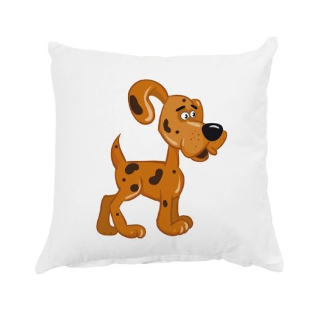 Cuscino   cane a macchie 40x40 cm imbottito n. 125 con federa 40x40 letto  5   poliestere