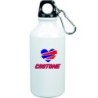 Borraccia Crotone cuore spezzato con moschettone - 500 ml. - Sport tempo libero