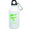 Borraccia Avellino cuore spezzato con moschettone - 500 ml. - Sport tempo libero