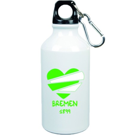 Borraccia Germania Brema cuore spezzato con moschettone - 500 ml. - Sport tempo libero