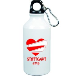 Borraccia Stuttgart cuore spezzato con moschettone - 500 ml. - Sport tempo libero