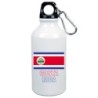 Borraccia Costarica bandiera da 500 ml alluminio49 con moschettone - Sport tempo libero