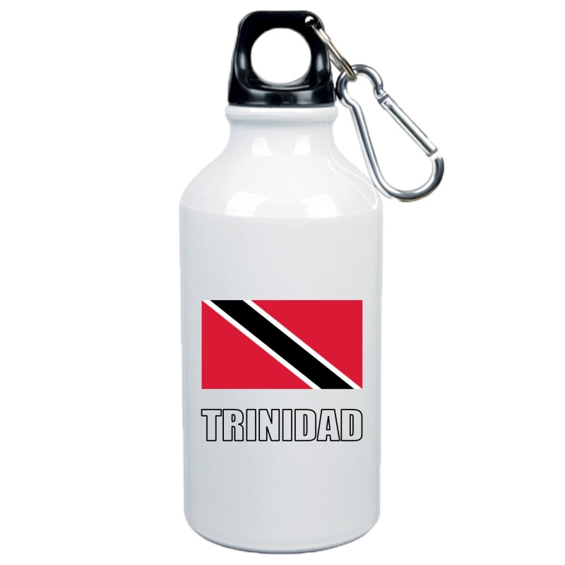 Borraccia Trinidad bandiera da 500 ml alluminio216 con moschettone - Sport tempo libero