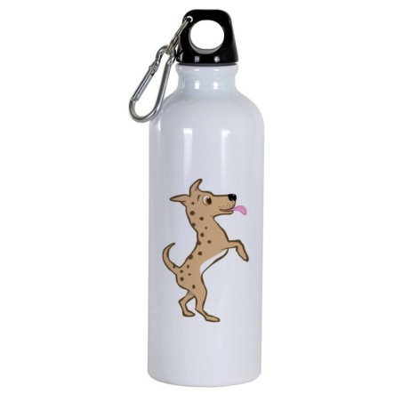 Borraccia disegno cane - Animali Cartone animato da 500 ml con moschettone254 - Sport tempo libero