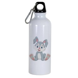 Borraccia disegno coniglio -  Cartone animato da 500 ml con moschettone5 - Sport tempo libero