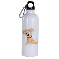 Borraccia disegno cane -  Cartone animato da 500 ml con moschettone13 - Sport tempo libero