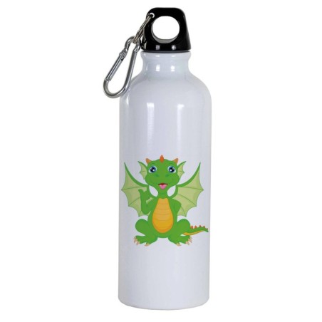 Borraccia disegno drago -  Cartone animato da 500 ml con moschettone58 - Sport tempo libero