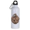 Borraccia disegno cane muscoloso -  Cartone animato da 500 ml con moschettone71 - Sport tempo libero