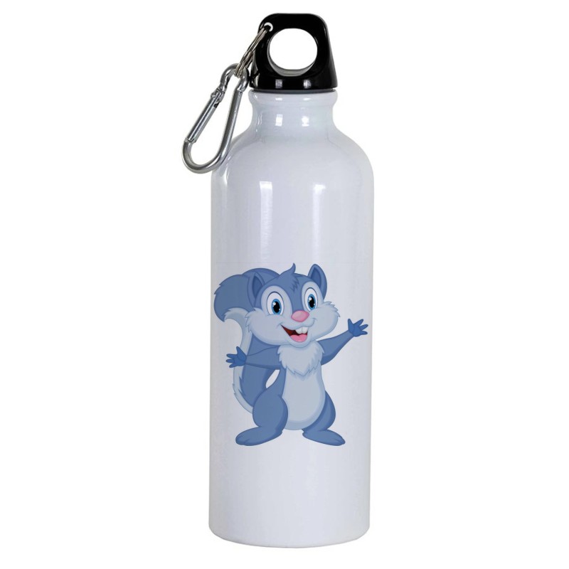 Borraccia disegno coniglio -  Cartone animato da 500 ml con moschettone99 - Sport tempo libero