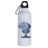 Borraccia disegno pesce grigio -  Cartone animato da 500 ml con moschettone152 - Sport tempo libero