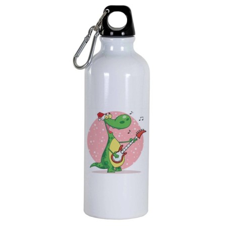 Borraccia disegno drago che canta -  Cartone animato da 500 ml con moschettone180 - Sport tempo libero