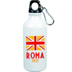 Borraccia Roma 1927 con bandiera da 500 ml con moschettone - Sport tempo libero, picnic,