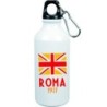 Borraccia Roma 1927 con bandiera da 500 ml con moschettone - Sport tempo libero, picnic,