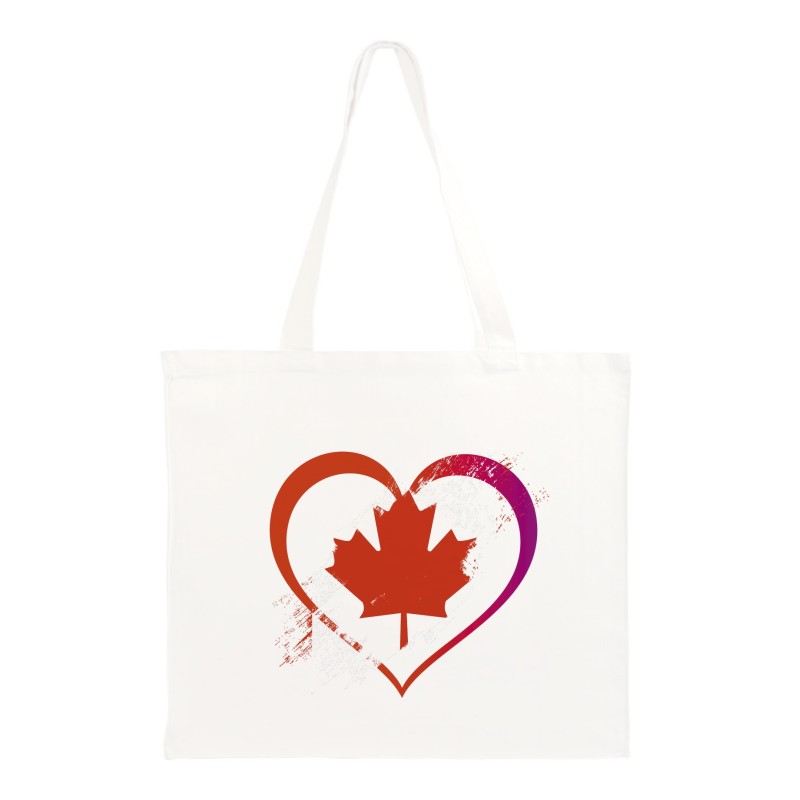 Borsa shopper Canada astratto 40x40 cm. manici lunghi42