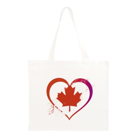 Borsa shopper Canada astratto 40x40 cm. manici lunghi42